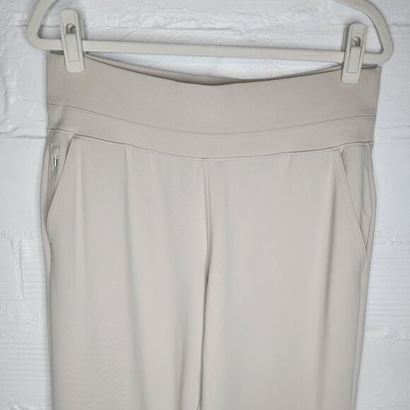 Athleta Women's Large Pants Venice Pant Ivory Pull On - Picture 3 of 7